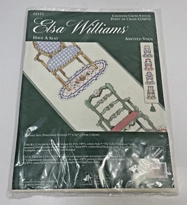 Elsa Williams 02111 Counted Cross Stitch: Have A Seat 5" x 26" (Chairs) - Picture 1 of 3