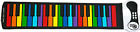 Mukikim Rock and Roll It Rainbow Keyboard - flexible roll up toy keyboard