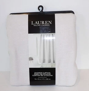 NEW RALPH LAUREN 72” X 70“ TAILORED HEM FABRIC SHOWER CURTAIN - Picture 1 of 3