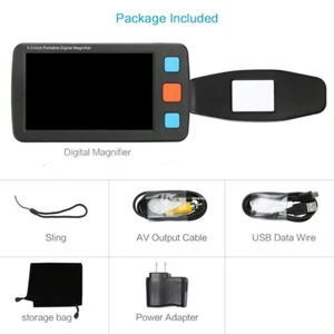 YS011 5.0" LCD Digital Magnifier 4-32X f/Senior / Visually Impaired Person -new - Picture 1 of 4