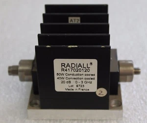 Radiall R41720120 attenuatore passante 40 watt 20 dB  - Imagen 1 de 1
