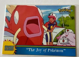 Pokémon THE JOY OF POKEMON Topps 2000 Orange Islands BLUE LOGO UNPLAYED ❤️ - Picture 1 of 2