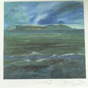 Gillian McDonald. Firmado, impresión limitada. Offshore II. Staffa, Mull - Imagen 1 de 4