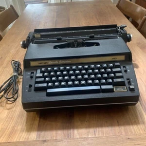 Brother 283 Typewriter Classic Design  Power Cord Connection Uaed From Japan - Picture 1 of 8