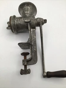 Vintage Keystone Meat Grinder No 20 Hand Crank Table Mount - Picture 1 of 6