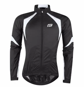 Force X53 Mens Lightweight Windproof Cycle Cycling Jacket Black White Size Large - Picture 1 of 3