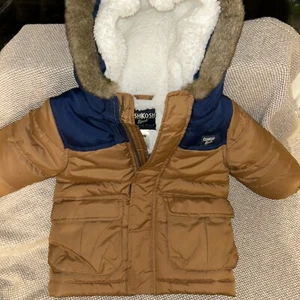 OSHKOSH B'GOSH TODDLER 18M BOY COAT with Hood - Picture 1 of 9