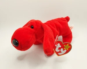 Etiquetas de colección Ty Beanie Baby Rover The Red Dog DOB 30 de mayo de 1996 Tush And Ear - Imagen 1 de 11