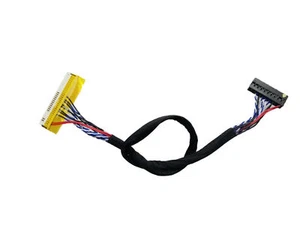 26cm FIX-30Pin 1ch 6bit LVDS Cable for 14.1" 15.4" 1280x800 1366x768 LCD Screen - Afbeelding 1 van 4