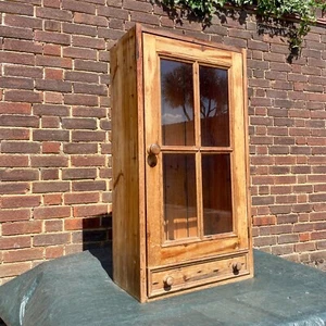Vintage Wooden Display Cabinet - Picture 1 of 14