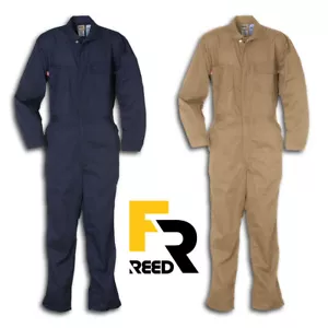 FR Deluxe Coveralls 88/12 Flame Resistant Industrial Work Uniform Clothes CAT2 - Picture 1 of 5