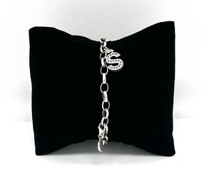 925/- Silber Charm Armband, Thomas Sabo, simulierten Diamanten, 20 cm lang, - Bild 1 von 3