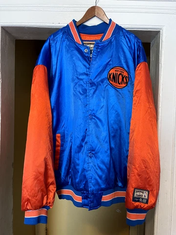 Vintage 90’s New York Knicks NBA Hardwood Classic G3 Orange/Blue Size XL Cover