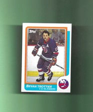 1986-87 Topps Card # 155 BRYAN TROTTIER NEW YORK ISLANDERS