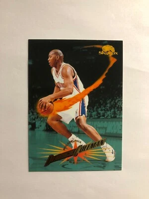 Tarjeta de baloncesto Derrick Coleman Fleer/SkyBox 1994 # 192 hecha en EE. UU. Foto 1 de 4