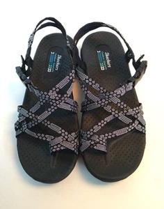 NWOB SKECHERS OUTDOOR LIFESTYLE REGGAE ADJUSTABLE STRAPPY SANDALS~SIZE 8 - Picture 1 of 7