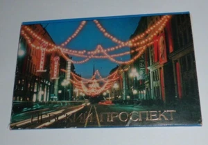 DDR  UdSSR  Souvenir 10  Ansichtskarten  Leningrad Petersburg  Newskij Prospekt - Picture 1 of 2