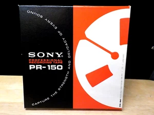 SONY PROFESSIONAL REEL TO REEL RECORDING TAPE PR-150 1800 FEET PREOWNED - Picture 1 of 7