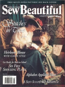Sew Beautiful Magazine Fall 1997 Women's Linen Blouse Pattern 6 Hr Success Dress - Picture 1 of 6