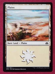 Magic The Gathering PLANECHASE ANTHOLOGY PCA PLAINS 134 land card MTG - Picture 1 of 2