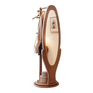 Full Length Floor Mirror with Hanger/Body Mirror/Large Mirror/Walnut - Picture 1 of 11