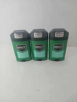 PACK de 3 desodorantes antitranspirantes Brut Classic Signature ovalados en barra sólida 2 OZ Foto 1 de 4