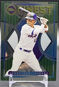 2022 Topps Finest Flashbacks #146 Francisco Lindor New York Mets - Picture 1 of 2