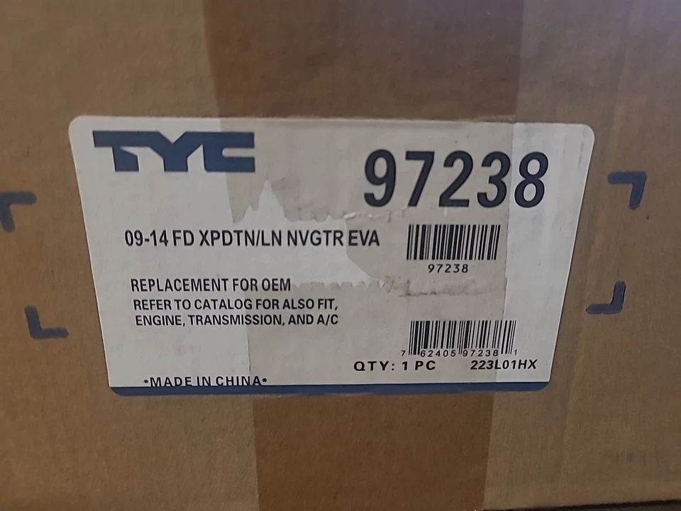 Núcleo evaporador de aire acondicionado TYC 97238 Foto 1 de 4