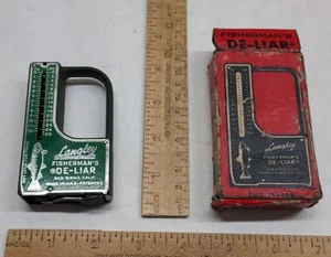 Langley FISHERMAN'S DE-LIAR - Pesa / Mide - con caja - Como está - Imagen 1 de 10