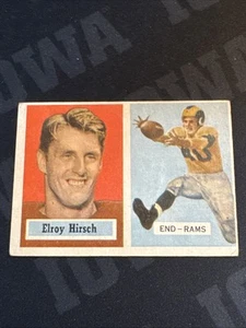 1957 TOPPS ELROY HIRACH FOOTBALL CARD. Rams - Picture 1 of 4