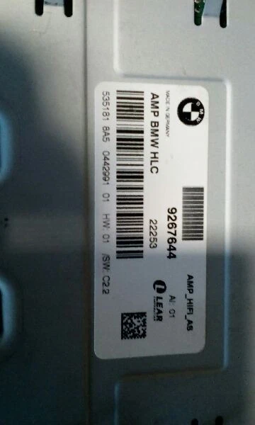 BMW 328I 2009 equipo de audio radio amplificador 302743 Foto 1 de 4