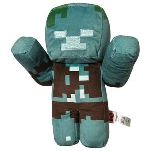 MINECRAFT DROWNED ZOMBIE 9 Zoll Plüsch Stofftier Figur 2023 Mattel - Bild 1 von 3