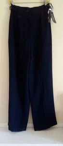 LAUREN Ralph Lauren Navy Pants Lauren Classic Wool Navy Dress Trousers Sz 6 Lng - Picture 1 of 6