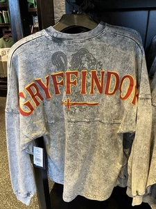 Universal Harry Potter Gryffindor Denim Wash Spirit Jersey XS S M L XL 2XL 3XL - Picture 1 of 2