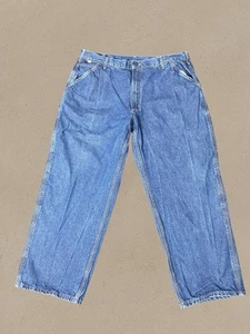 Carhartt FR Jeans Mens 42x30 Blue Straight Flame Resistant 280-83 Utility Work - Picture 1 of 14