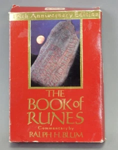 NIB The Book of Runes Ralph Blum Oracle Stones St Martin - Foto 1 di 3