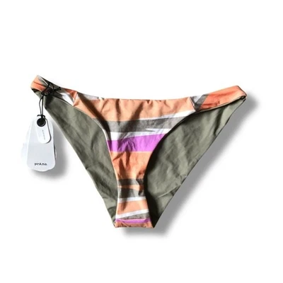 Combo de biquíni Prana Elina reversível parte inferior ondas novo com etiquetas tamanho XS - Imagem 1 de 4