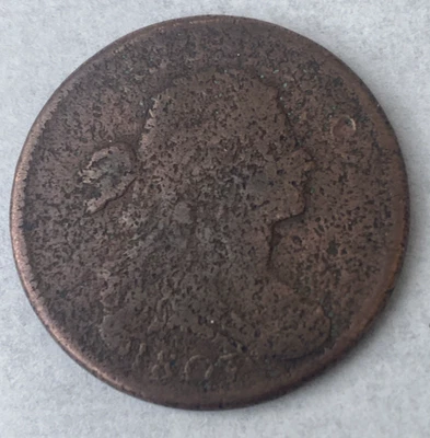 1803 Draped Bust Large Cent  Verity Large Date ? - Image 1 of 4