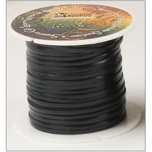 Superior Calf Lace Black 1/8" x 50 yds. (3.2 mm x 47.2 M) 5007-01 - Picture 1 of 1