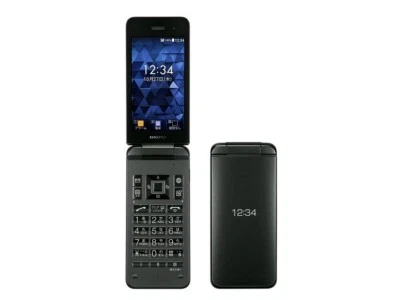 KYOCERA 902KC DIGNO KEITAI 3 ANDROID FLIP PHONE BLACK UNLOCKED JAPAN 903KC - Image 1 of 4
