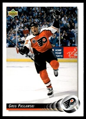1992 Upper Deck #531 Greg Paslawski - Philadelphia Flyers - Image 1 of 2
