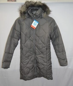Columbia Damen schiefergrau eisige Höhen mittellange Daunen Blasenjacke X-Sm - Bild 1 von 11