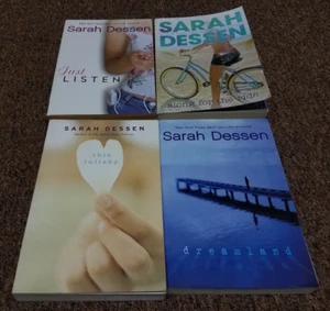 SARAH DESSEN 4 trade size young adult books ALONG FOR THE RIDE, JUST LISTEN plus - Bild 1 von 4