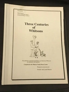 Three Centuries of Whitsons, 1850-1860 Census, Residence Records Whitson Family - Photo 1 sur 5