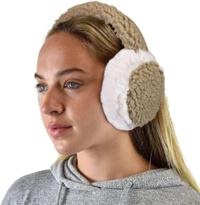 C.C Soft Winter Warm Adjustable Headband Ear Warmer Earmuffs / Sherpa Earmuff - Picture 1 of 28