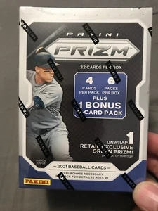 2021 Panini MLB Prizm Baseball Trading Card 32 Cards Blaster Box Factory Sealed - Picture 1 of 6