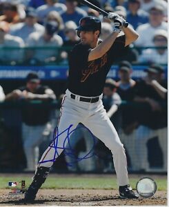 STEVE FINLEY Signed 8 x 10 Photo SAN FRANCISCO GIANTS Baseball Free Shipping MLB