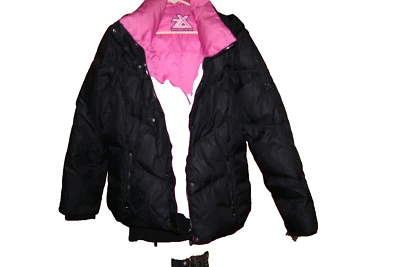 ZEROXPOSUR WOMEN'S INSULATED REVERSABLE JACKET POLY BLACK & PURPLE SIZE LARGE - Image 1 of 4