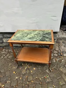 Spieltisch Fliesentisch Retro Holz mit Rollen - Bild 1 von 11