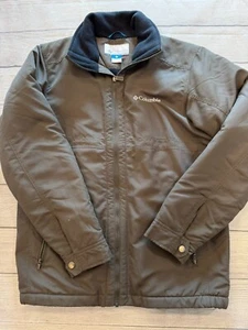 Columbia Jacket Mens Small Full Zip Fleece Lined Outdoor Hiking Camp Coat - Picture 1 of 5